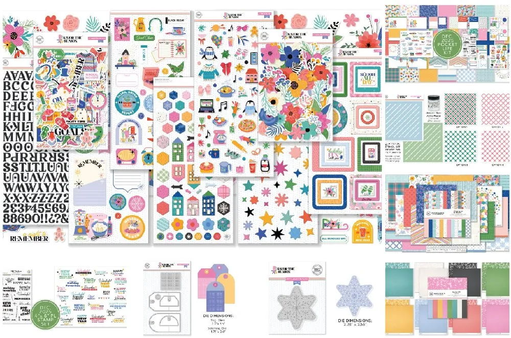 December 2025 Hip Kits for Scrapbooking, Card Making and Papercrafting